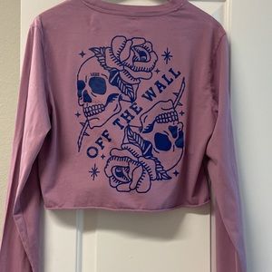 Vans Long Sleeve Cropped Tee